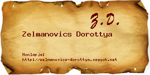 Zelmanovics Dorottya névjegykártya